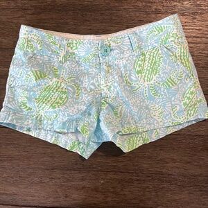 Lilly Pulitzer Get Crackin Walsh Shorts sz 00
